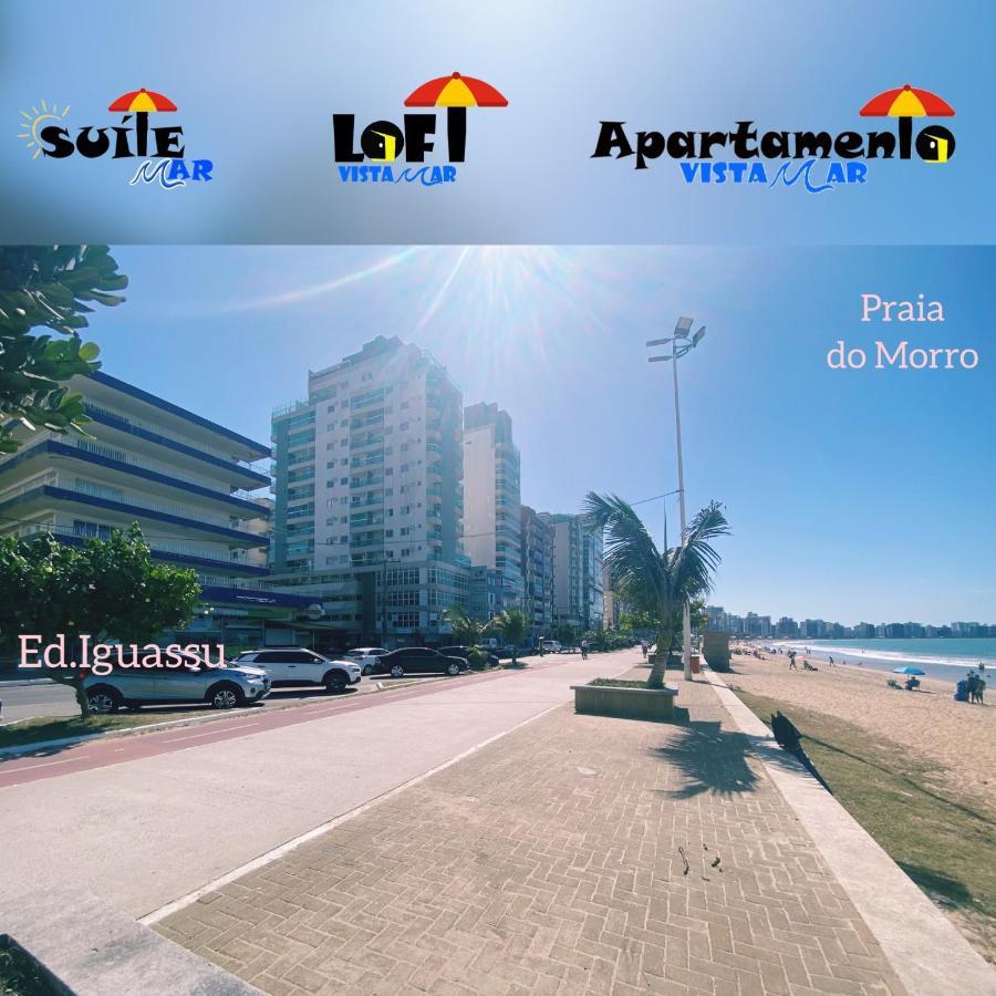 Suite Mar 210 - Economica E Compacta - Praia Do Morro - Predio Frente Mar Com Elevador, Atravessou A Avenida, Ja Esta Na Praia - Garagem - Internet Гуарапари Экстерьер фото