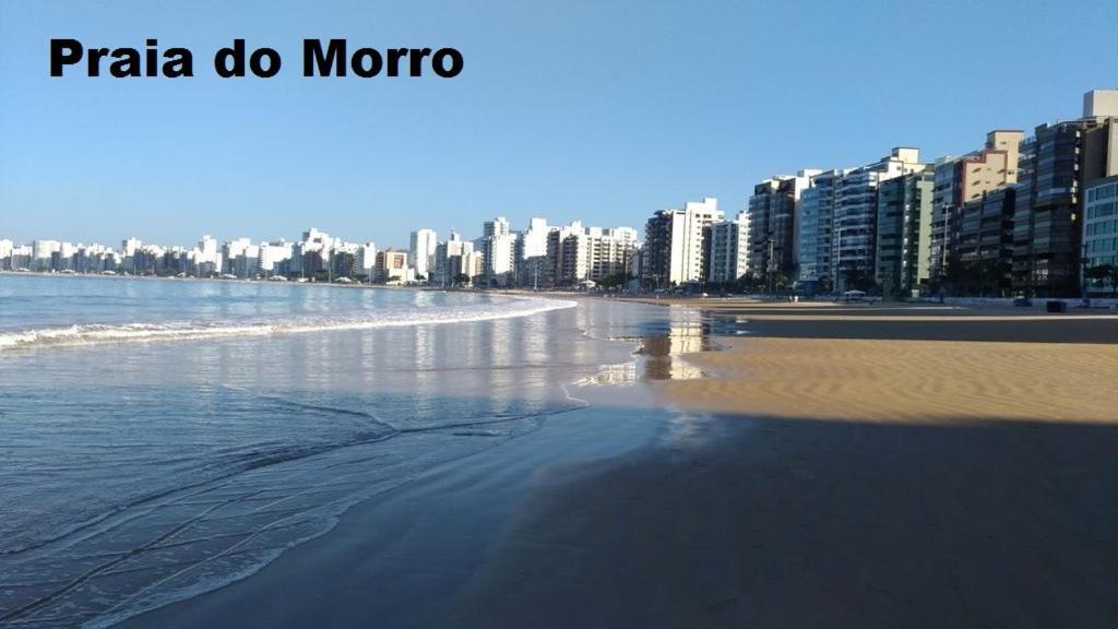Suite Mar 210 - Economica E Compacta - Praia Do Morro - Predio Frente Mar Com Elevador, Atravessou A Avenida, Ja Esta Na Praia - Garagem - Internet Гуарапари Экстерьер фото