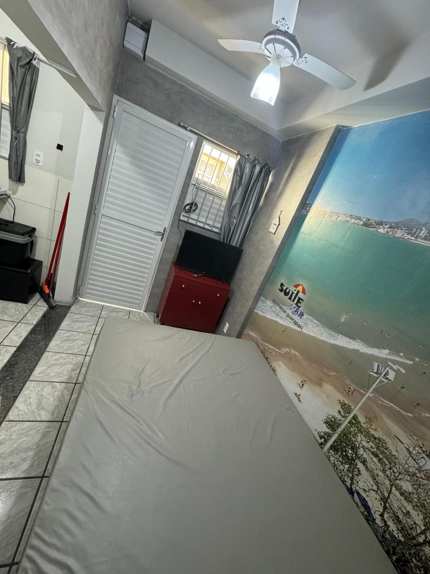 Suite Mar 210 - Economica E Compacta - Praia Do Morro - Predio Frente Mar Com Elevador, Atravessou A Avenida, Ja Esta Na Praia - Garagem - Internet Гуарапари Экстерьер фото