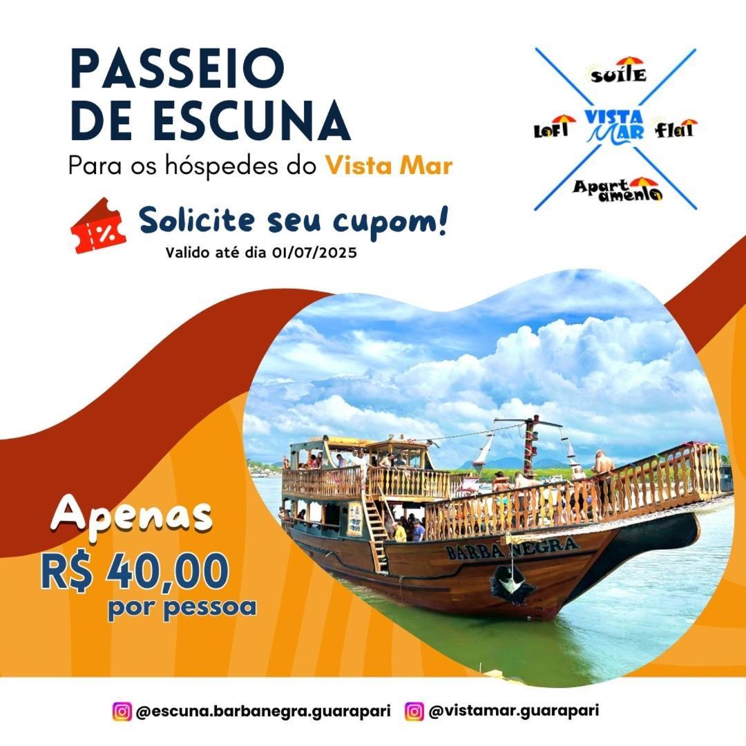 Suite Mar 210 - Economica E Compacta - Praia Do Morro - Predio Frente Mar Com Elevador, Atravessou A Avenida, Ja Esta Na Praia - Garagem - Internet Гуарапари Экстерьер фото